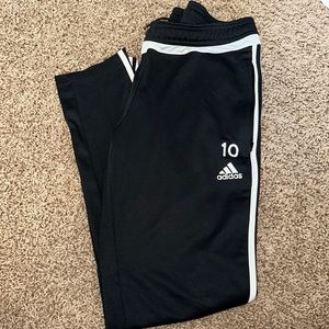 Adidas black climate cool pants size large